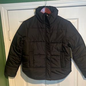 Brand New Z by Zella Black Thin Puffer Jacket